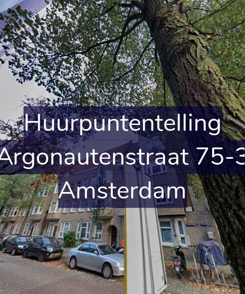 Foto gevel Huurpuntentelling voor Argonautenstraat 75-3, Amsterdam