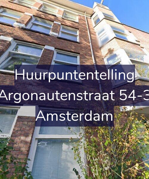 Foto gevel Huurpuntentelling voor Argonautenstraat 54-3, Amsterdam
