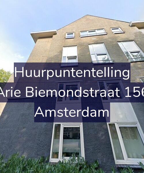 Foto gevel Huurpuntentelling voor Arie Biemondstraat 156, Amsterdam