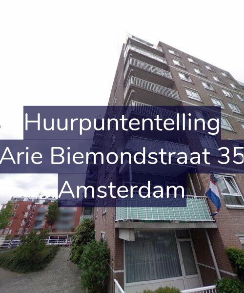 Foto gevel Huurpuntentelling voor Arie Biemondstraat 35, Amsterdam