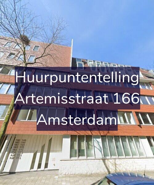 Foto gevel Huurpuntentelling voor Artemisstraat 166, Amsterdam