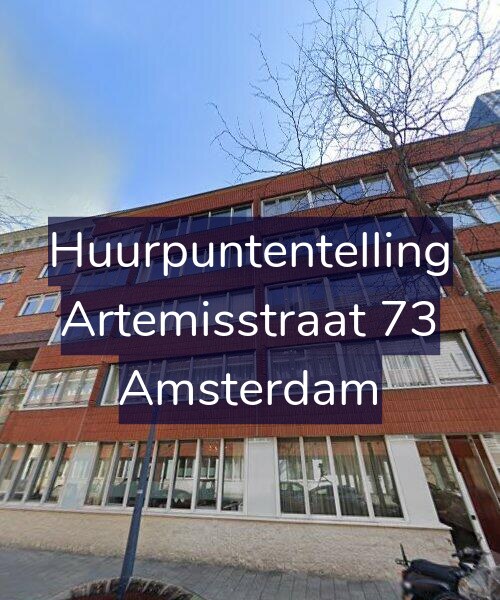 Foto gevel Huurpuntentelling voor Artemisstraat 73, Amsterdam