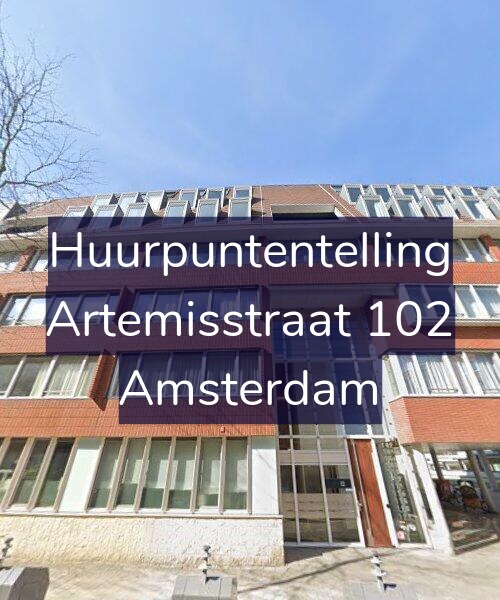 Foto gevel Huurpuntentelling voor Artemisstraat 102, Amsterdam