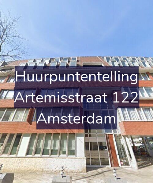 Foto gevel Huurpuntentelling voor Artemisstraat 122, Amsterdam