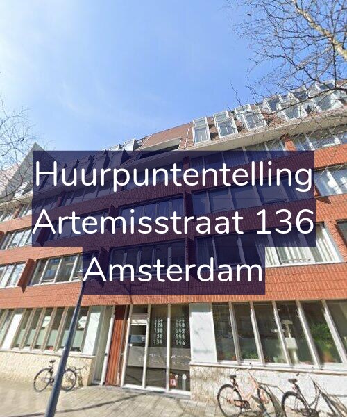 Foto gevel Huurpuntentelling voor Artemisstraat 136, Amsterdam