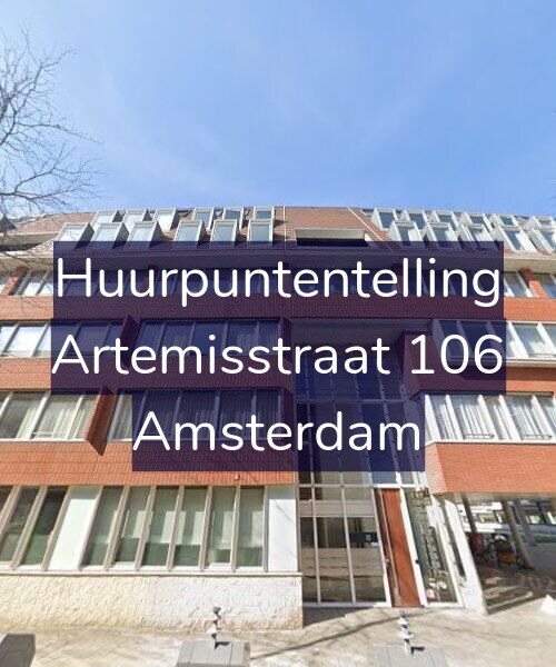 Foto gevel Huurpuntentelling voor Artemisstraat 106, Amsterdam