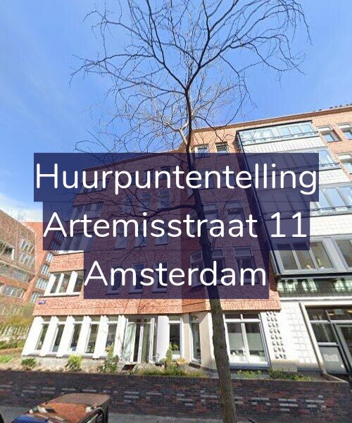 Foto gevel Huurpuntentelling voor Artemisstraat 11, Amsterdam
