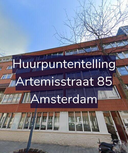 Foto gevel Huurpuntentelling voor Artemisstraat 85, Amsterdam