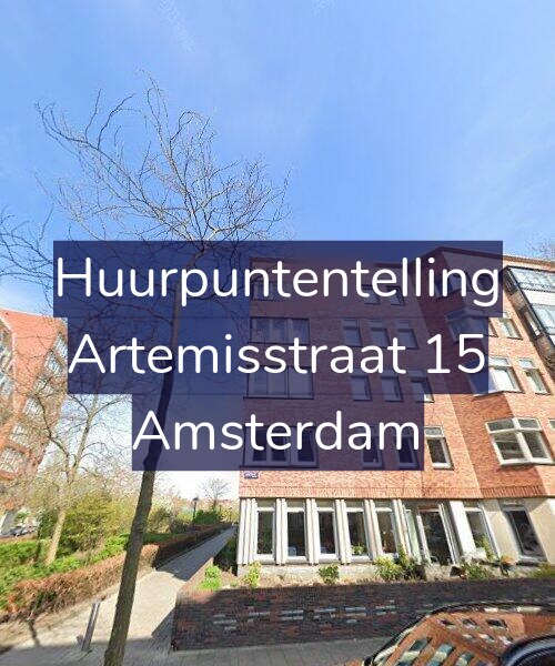 Foto gevel Huurpuntentelling voor Artemisstraat 15, Amsterdam