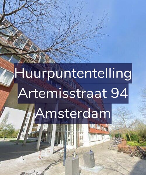 Foto gevel Huurpuntentelling voor Artemisstraat 94, Amsterdam