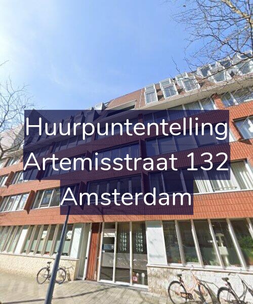 Foto gevel Huurpuntentelling voor Artemisstraat 132, Amsterdam