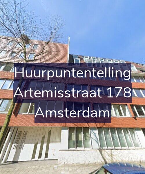 Foto gevel Huurpuntentelling voor Artemisstraat 178, Amsterdam