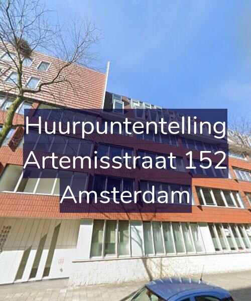 Foto gevel Huurpuntentelling voor Artemisstraat 152, Amsterdam