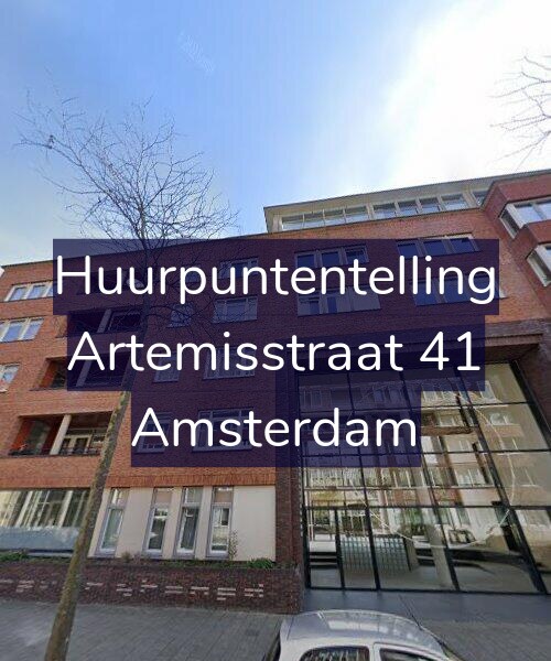 Foto gevel Huurpuntentelling voor Artemisstraat 41, Amsterdam