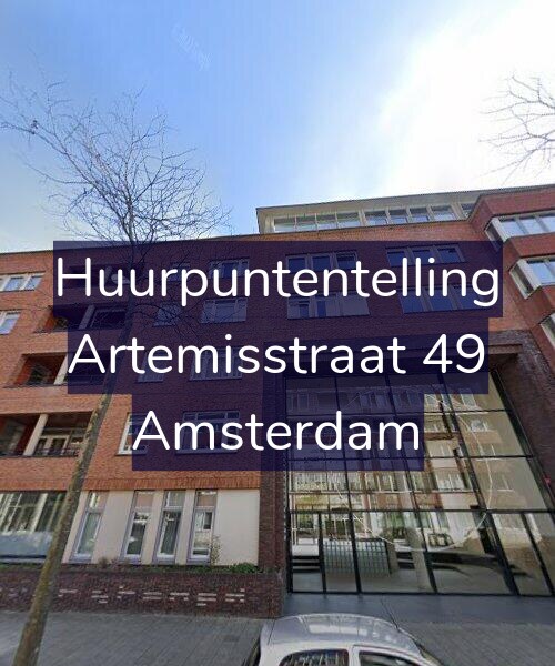 Foto gevel Huurpuntentelling voor Artemisstraat 49, Amsterdam