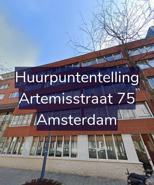 Foto gevel Huurpuntentelling voor Artemisstraat 75, Amsterdam