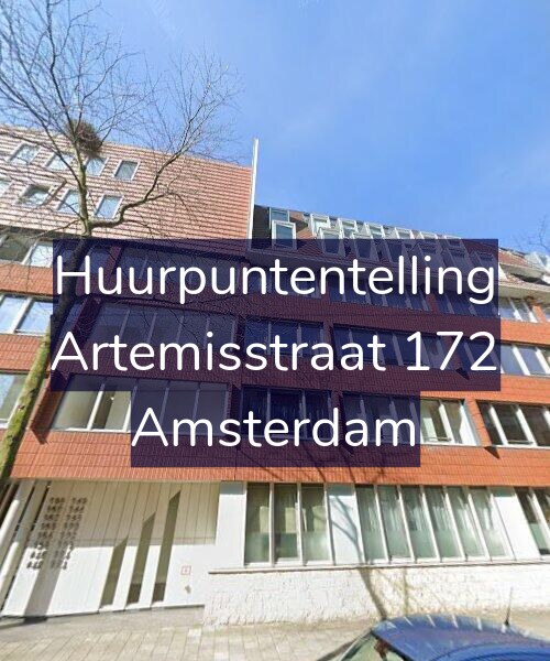 Foto gevel Huurpuntentelling voor Artemisstraat 172, Amsterdam