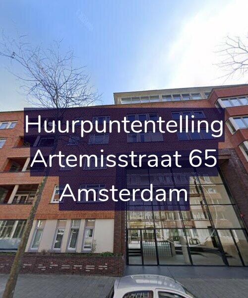 Foto gevel Huurpuntentelling voor Artemisstraat 65, Amsterdam