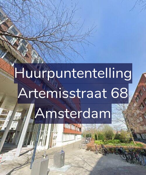 Foto gevel Huurpuntentelling voor Artemisstraat 68, Amsterdam