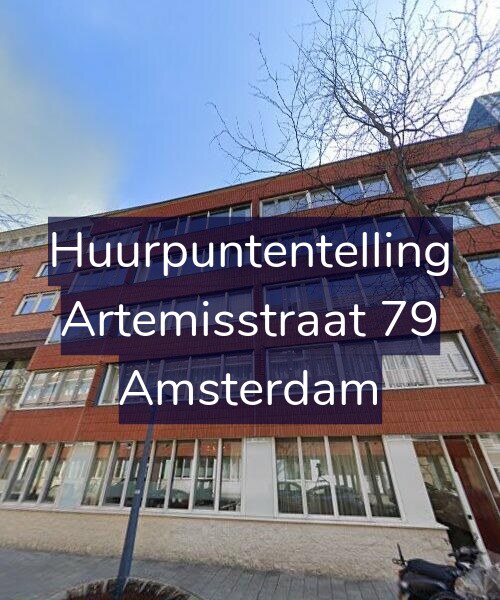 Foto gevel Huurpuntentelling voor Artemisstraat 79, Amsterdam