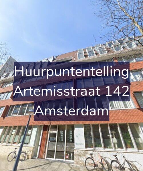 Foto gevel Huurpuntentelling voor Artemisstraat 142, Amsterdam