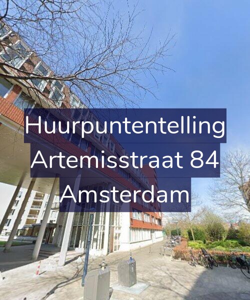 Foto gevel Huurpuntentelling voor Artemisstraat 84, Amsterdam