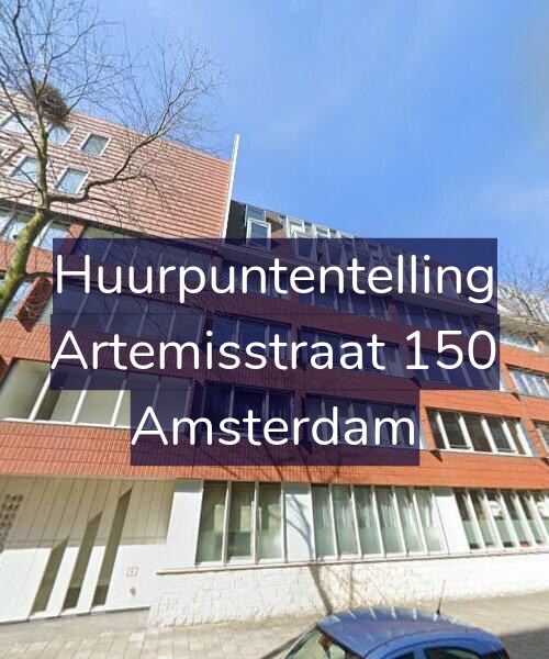 Foto gevel Huurpuntentelling voor Artemisstraat 150, Amsterdam