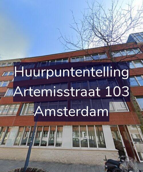 Foto gevel Huurpuntentelling voor Artemisstraat 103, Amsterdam