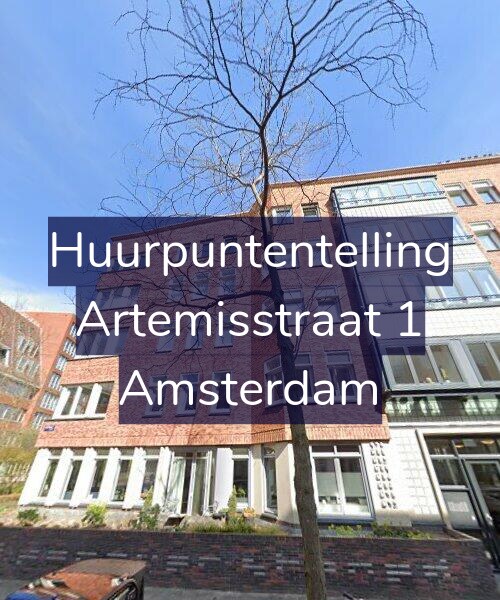 Foto gevel Huurpuntentelling voor Artemisstraat 1, Amsterdam