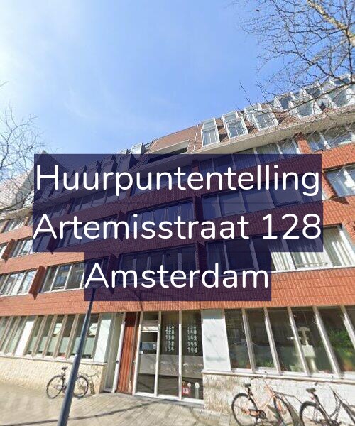 Foto gevel Huurpuntentelling voor Artemisstraat 128, Amsterdam