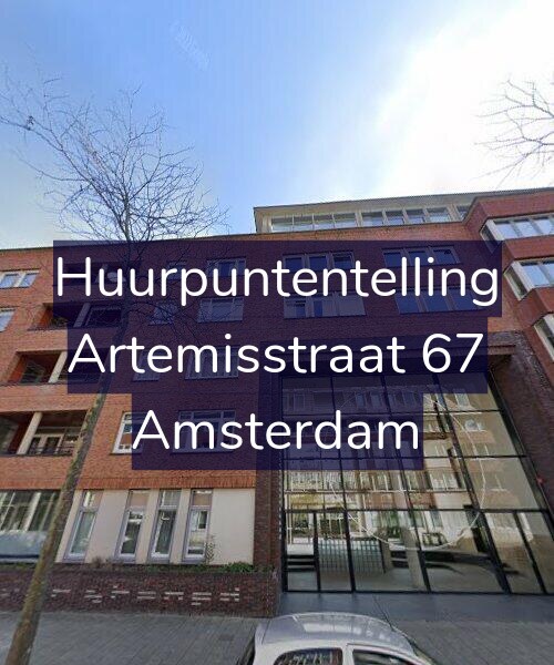 Foto gevel Huurpuntentelling voor Artemisstraat 67, Amsterdam