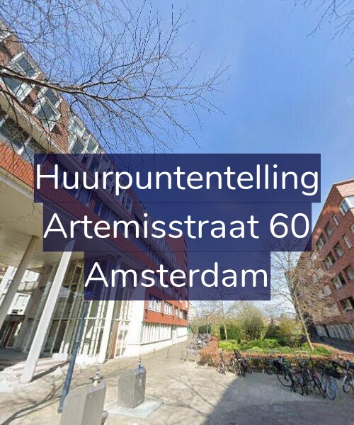 Foto gevel Huurpuntentelling voor Artemisstraat 60, Amsterdam
