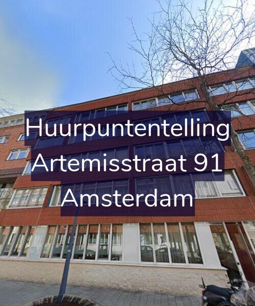 Foto gevel Huurpuntentelling voor Artemisstraat 91, Amsterdam