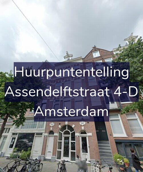 Foto gevel Huurpuntentelling voor Assendelftstraat 4-D, Amsterdam