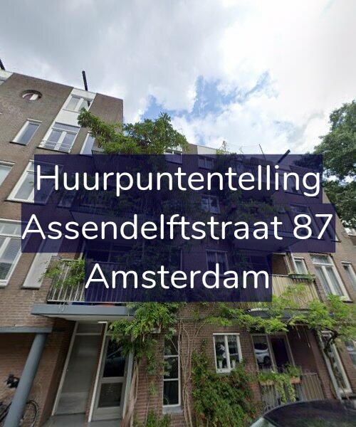 Foto gevel Huurpuntentelling voor Assendelftstraat 87, Amsterdam