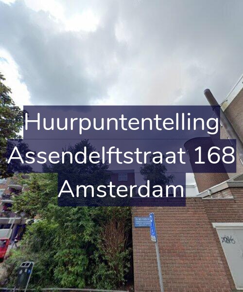 Foto gevel Huurpuntentelling voor Assendelftstraat 168, Amsterdam