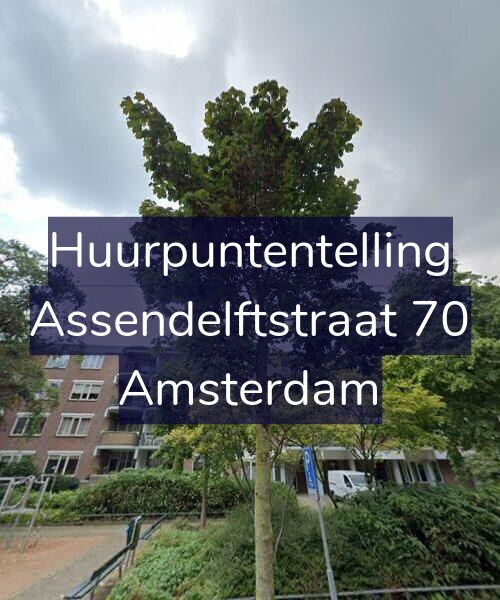 Foto gevel Huurpuntentelling voor Assendelftstraat 70, Amsterdam