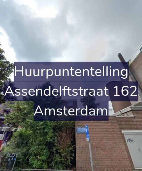 Foto gevel Huurpuntentelling voor Assendelftstraat 162, Amsterdam