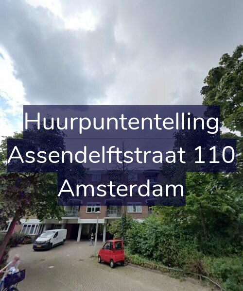 Foto gevel Huurpuntentelling voor Assendelftstraat 110, Amsterdam