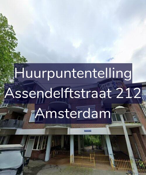 Foto gevel Huurpuntentelling voor Assendelftstraat 212, Amsterdam