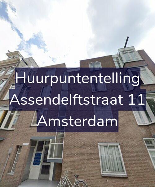 Foto gevel Huurpuntentelling voor Assendelftstraat 11, Amsterdam