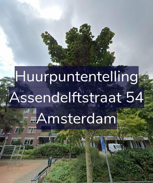 Foto gevel Huurpuntentelling voor Assendelftstraat 54, Amsterdam