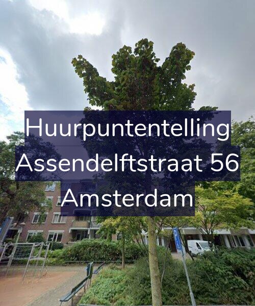Foto gevel Huurpuntentelling voor Assendelftstraat 56, Amsterdam