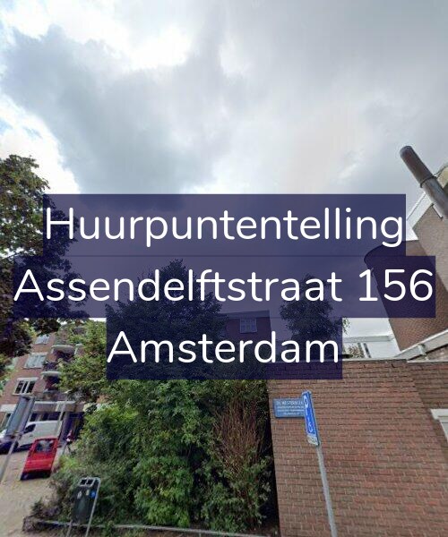 Foto gevel Huurpuntentelling voor Assendelftstraat 156, Amsterdam