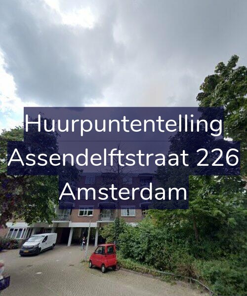 Foto gevel Huurpuntentelling voor Assendelftstraat 226, Amsterdam