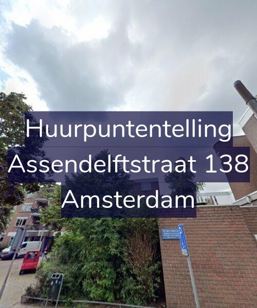 Foto gevel Huurpuntentelling voor Assendelftstraat 138, Amsterdam