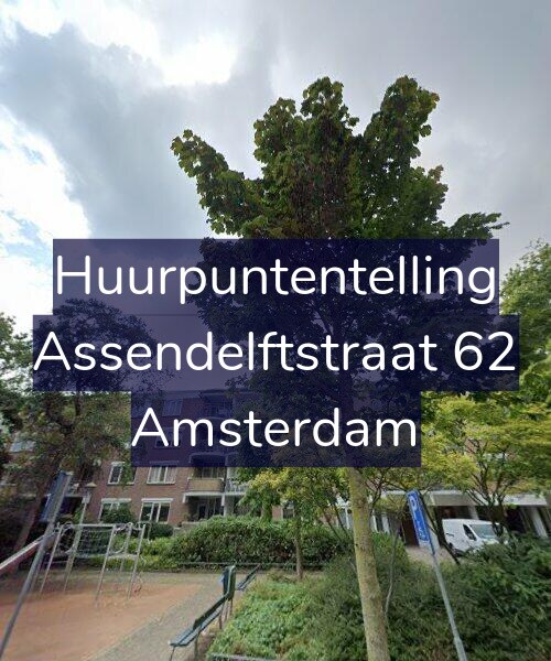 Foto gevel Huurpuntentelling voor Assendelftstraat 62, Amsterdam