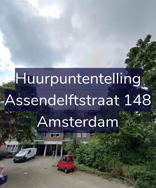 Foto gevel Huurpuntentelling voor Assendelftstraat 148, Amsterdam
