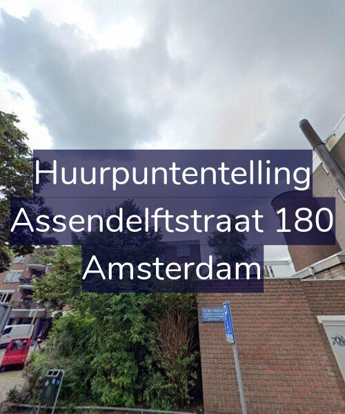 Foto gevel Huurpuntentelling voor Assendelftstraat 180, Amsterdam