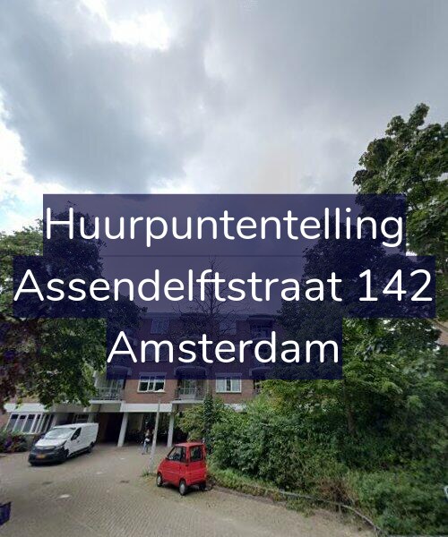 Foto gevel Huurpuntentelling voor Assendelftstraat 142, Amsterdam